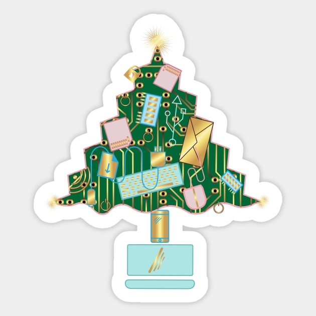 Tech tree Sticker by bluehair